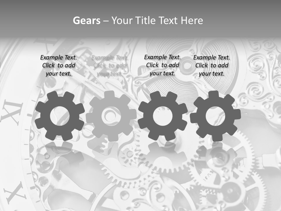 A Close Up Of A Watch Face With The Words Name Of Presentation On It PowerPoint Template