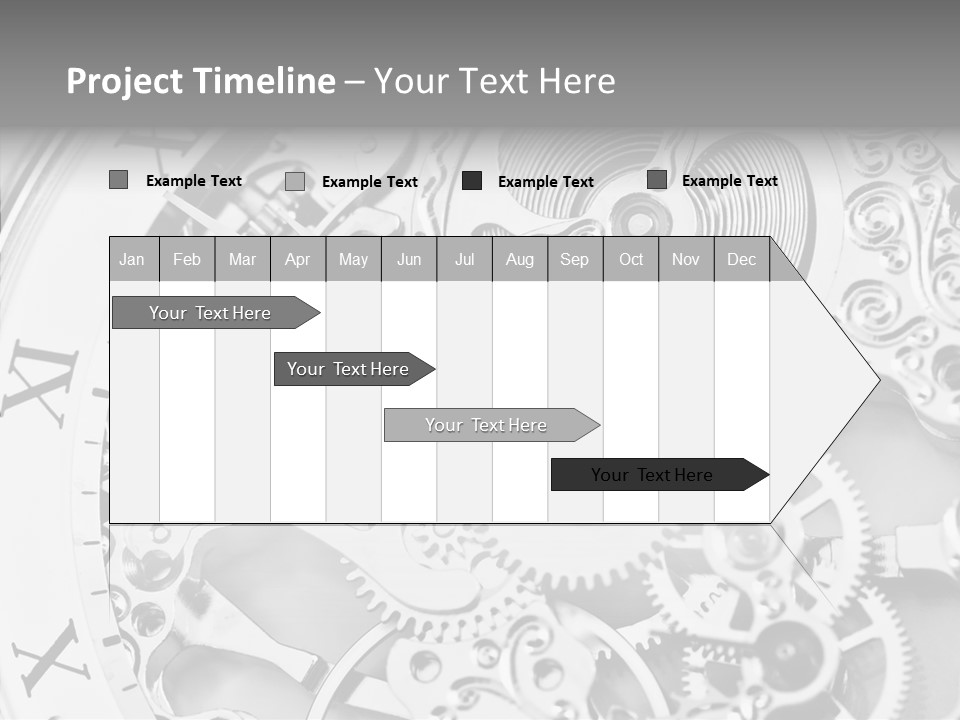 A Close Up Of A Watch Face With The Words Name Of Presentation On It PowerPoint Template
