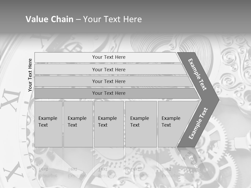 A Close Up Of A Watch Face With The Words Name Of Presentation On It PowerPoint Template