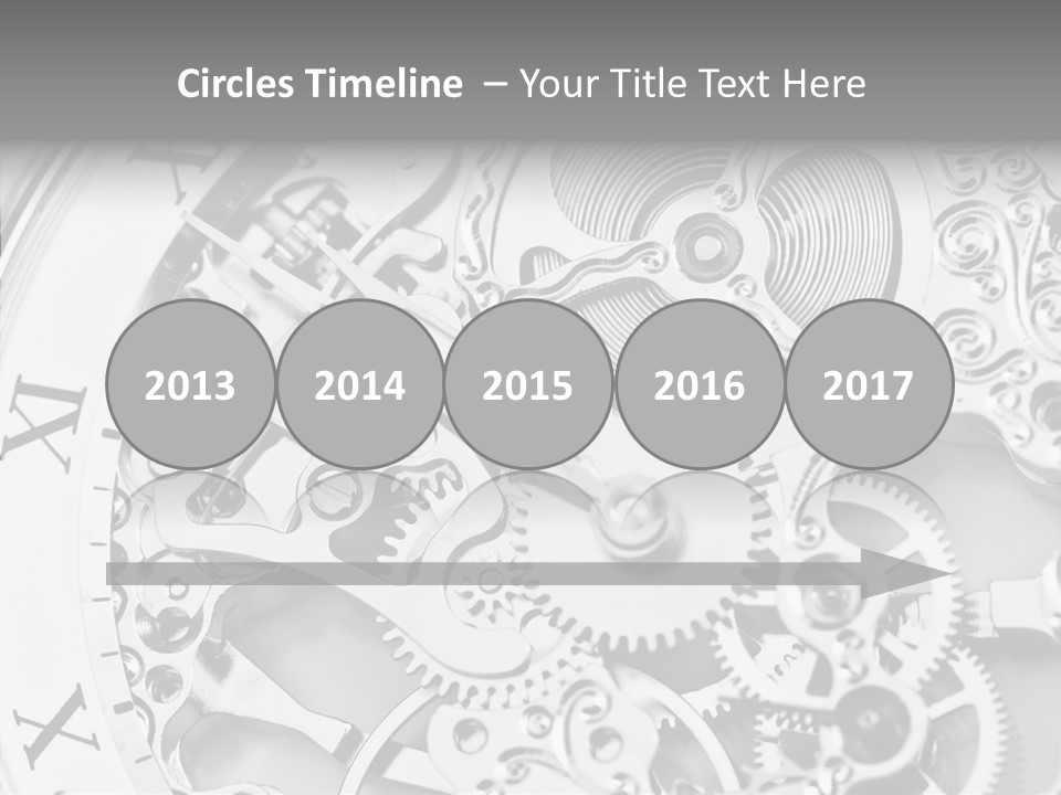 A Close Up Of A Watch Face With The Words Name Of Presentation On It PowerPoint Template