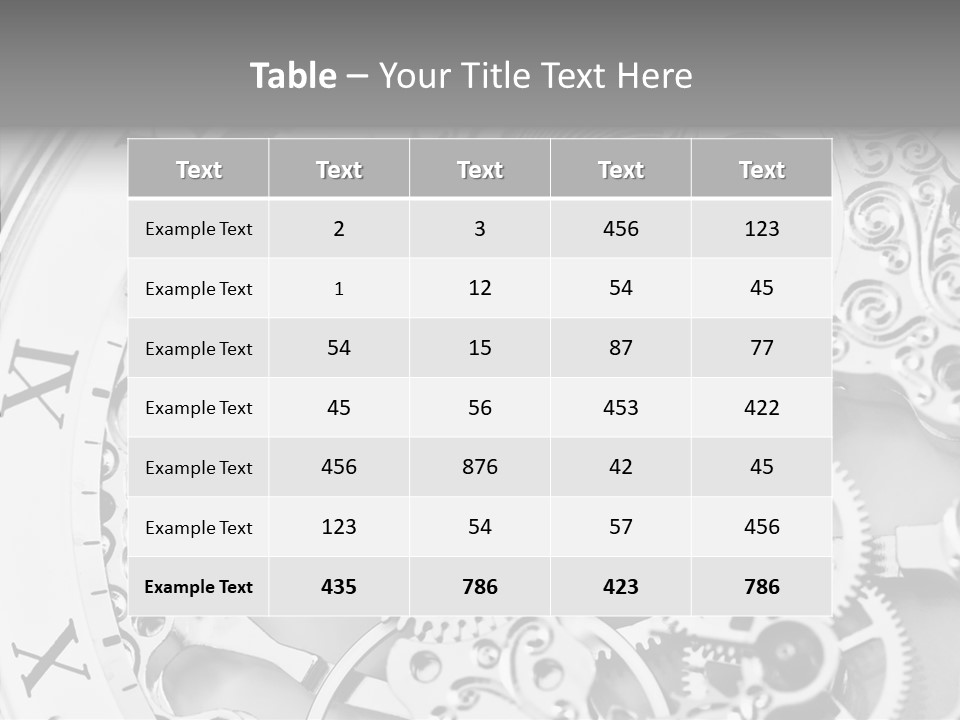 A Close Up Of A Watch Face With The Words Name Of Presentation On It PowerPoint Template