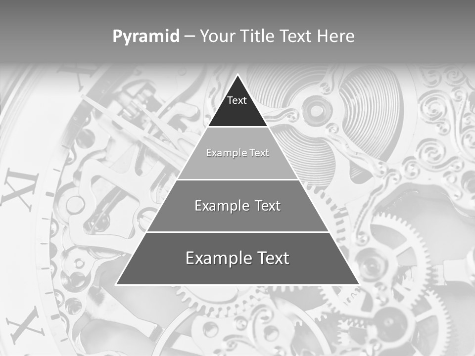 A Close Up Of A Watch Face With The Words Name Of Presentation On It PowerPoint Template