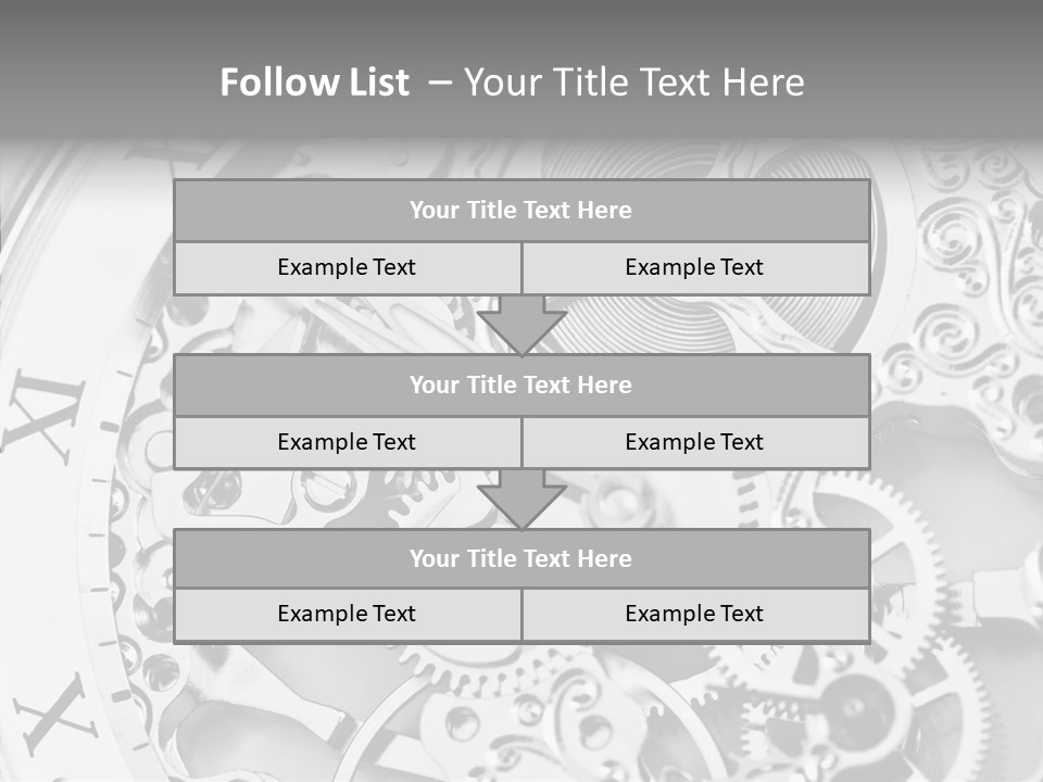 A Close Up Of A Watch Face With The Words Name Of Presentation On It PowerPoint Template