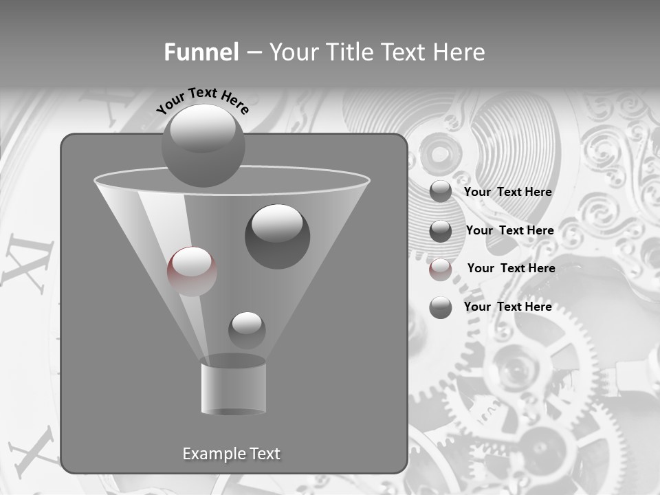 A Close Up Of A Watch Face With The Words Name Of Presentation On It PowerPoint Template