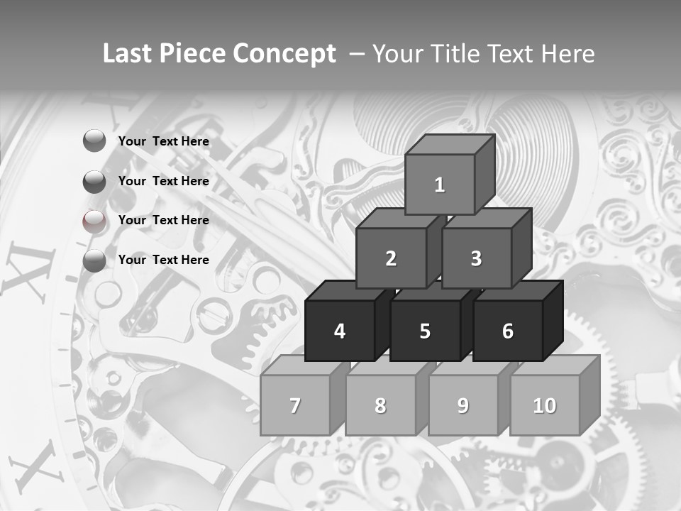 A Close Up Of A Watch Face With The Words Name Of Presentation On It PowerPoint Template