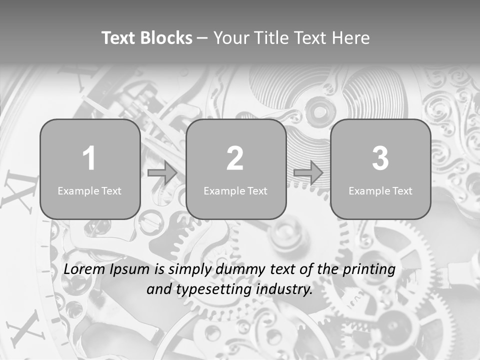 A Close Up Of A Watch Face With The Words Name Of Presentation On It PowerPoint Template