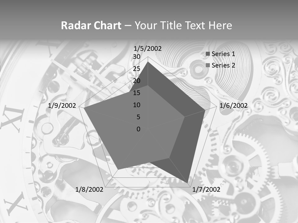 A Close Up Of A Watch Face With The Words Name Of Presentation On It PowerPoint Template