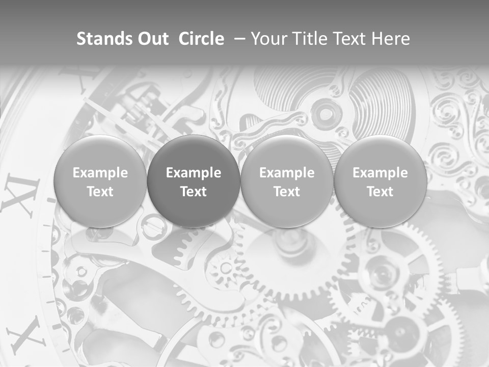 A Close Up Of A Watch Face With The Words Name Of Presentation On It PowerPoint Template