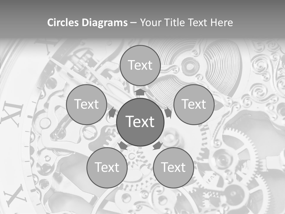 A Close Up Of A Watch Face With The Words Name Of Presentation On It PowerPoint Template