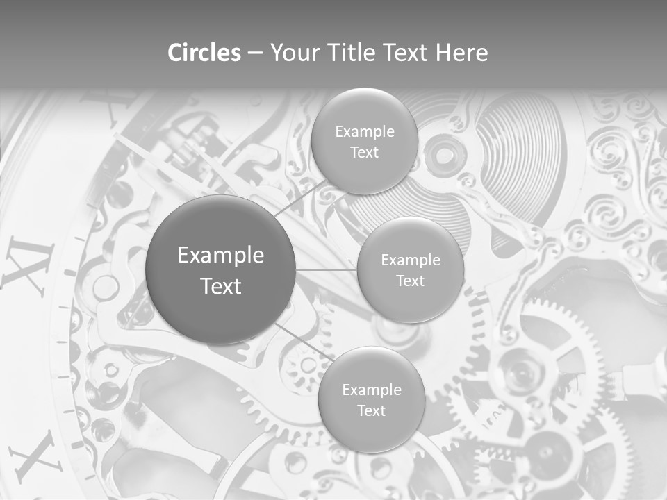 A Close Up Of A Watch Face With The Words Name Of Presentation On It PowerPoint Template