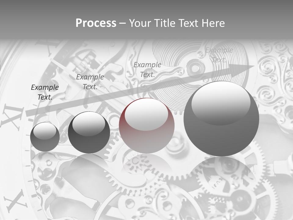 A Close Up Of A Watch Face With The Words Name Of Presentation On It PowerPoint Template