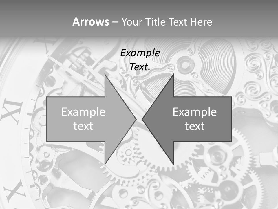 A Close Up Of A Watch Face With The Words Name Of Presentation On It PowerPoint Template