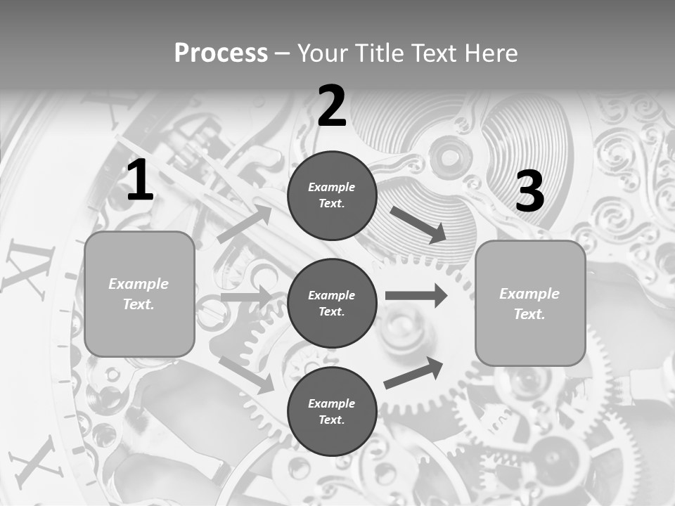 A Close Up Of A Watch Face With The Words Name Of Presentation On It PowerPoint Template