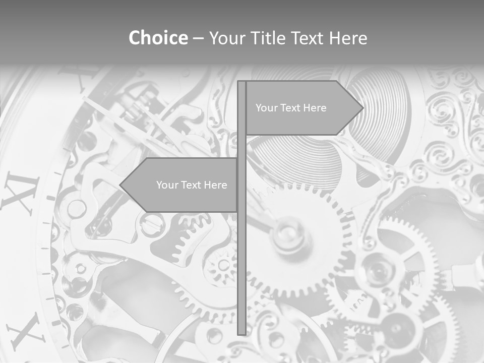 A Close Up Of A Watch Face With The Words Name Of Presentation On It PowerPoint Template