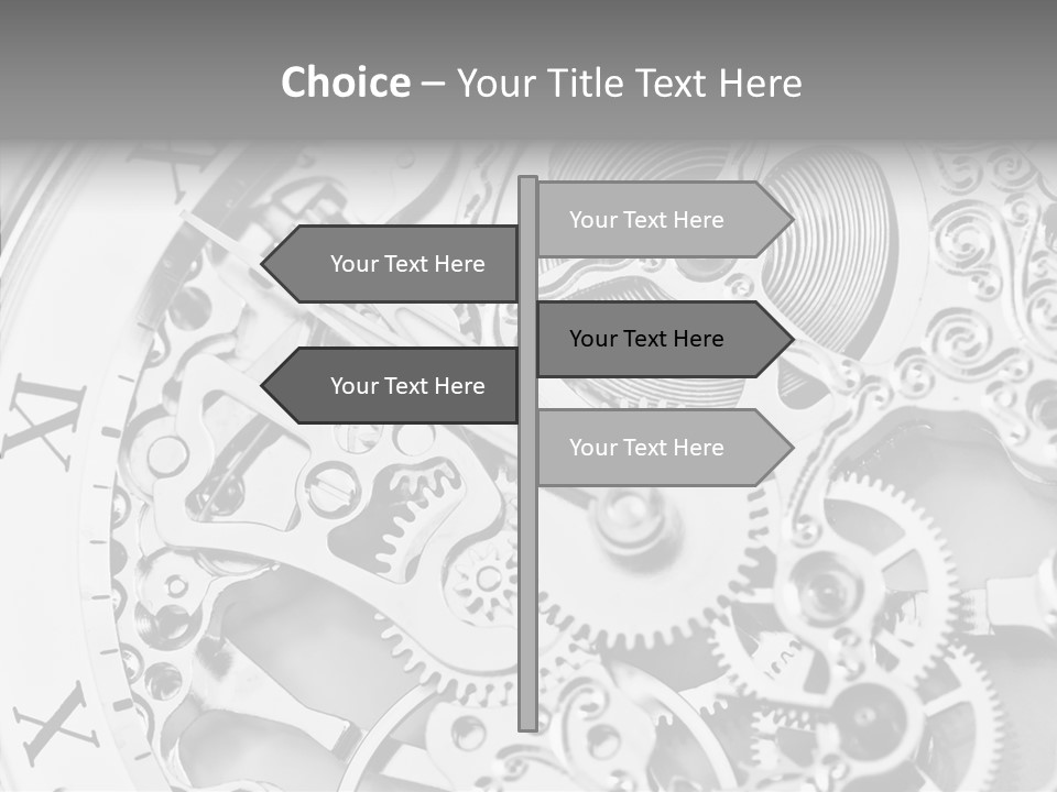 A Close Up Of A Watch Face With The Words Name Of Presentation On It PowerPoint Template