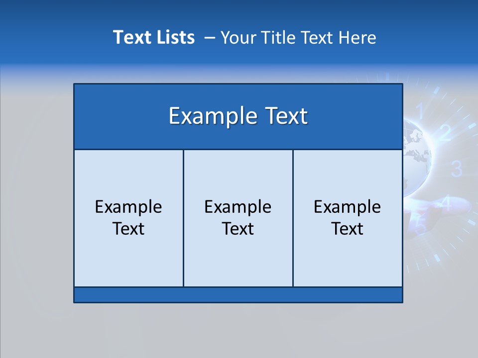 A Person Holding A Globe In Their Hand PowerPoint Template