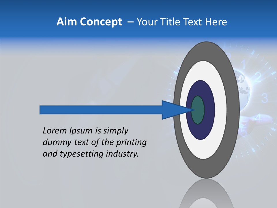 A Person Holding A Globe In Their Hand PowerPoint Template