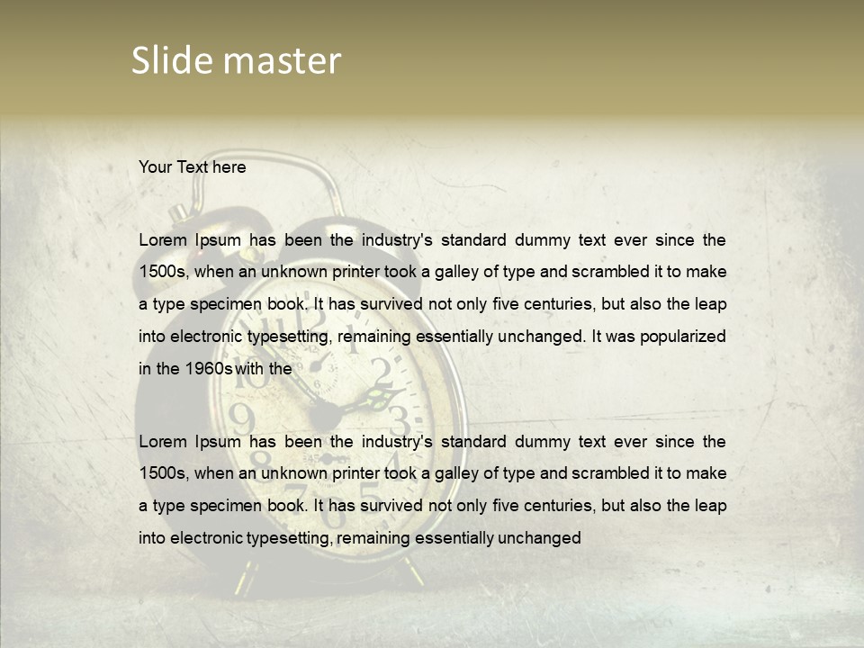 White Warranty Typing PowerPoint Template