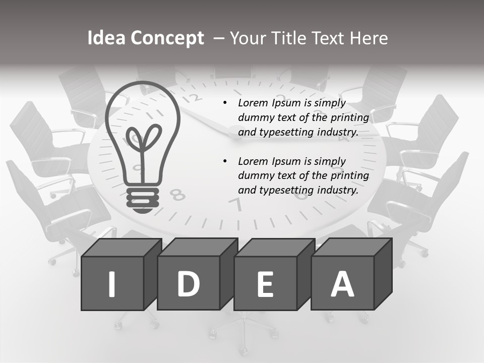 Tower Working Concepts PowerPoint Template