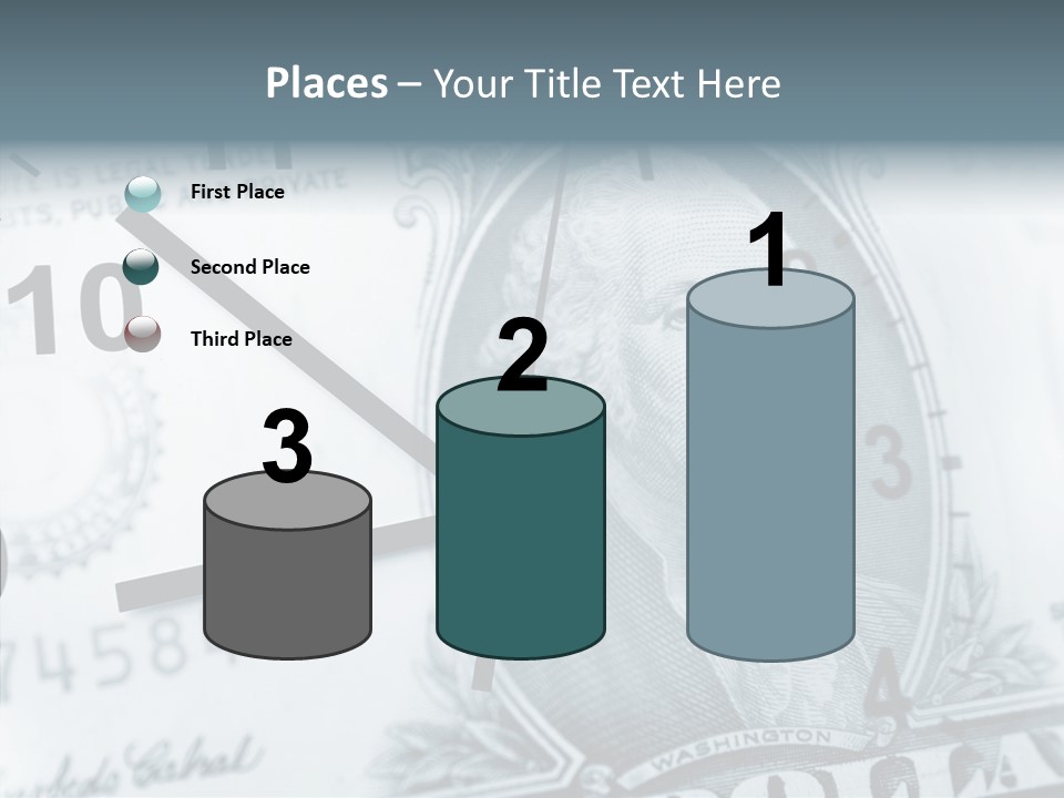 Aircraft Blue Stress PowerPoint Template