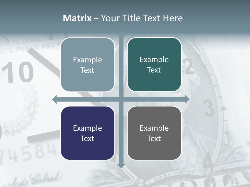 Aircraft Blue Stress PowerPoint Template
