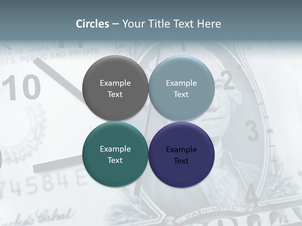 Aircraft Blue Stress PowerPoint Template