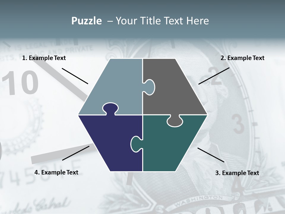 Aircraft Blue Stress PowerPoint Template