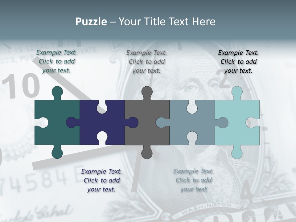 Aircraft Blue Stress PowerPoint Template