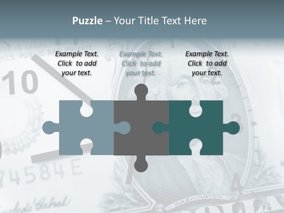 Aircraft Blue Stress PowerPoint Template