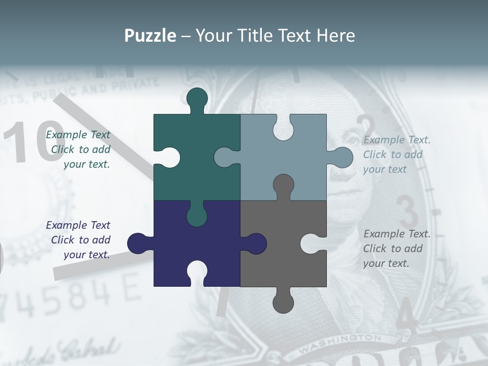 Aircraft Blue Stress PowerPoint Template