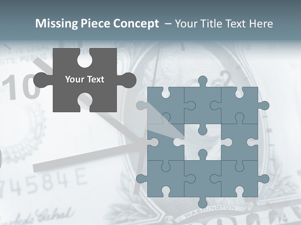 Aircraft Blue Stress PowerPoint Template