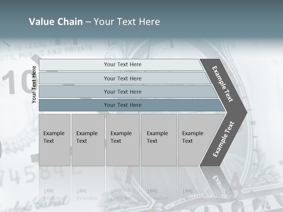 Aircraft Blue Stress PowerPoint Template