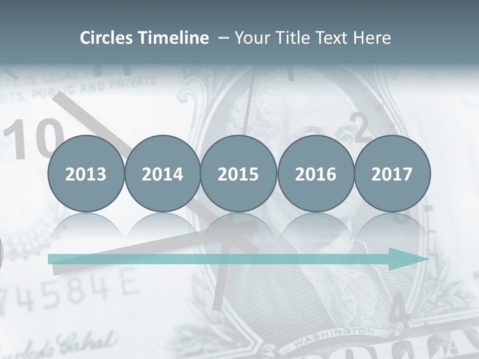 Aircraft Blue Stress PowerPoint Template