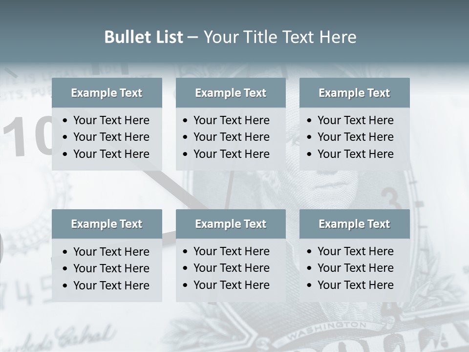 Aircraft Blue Stress PowerPoint Template