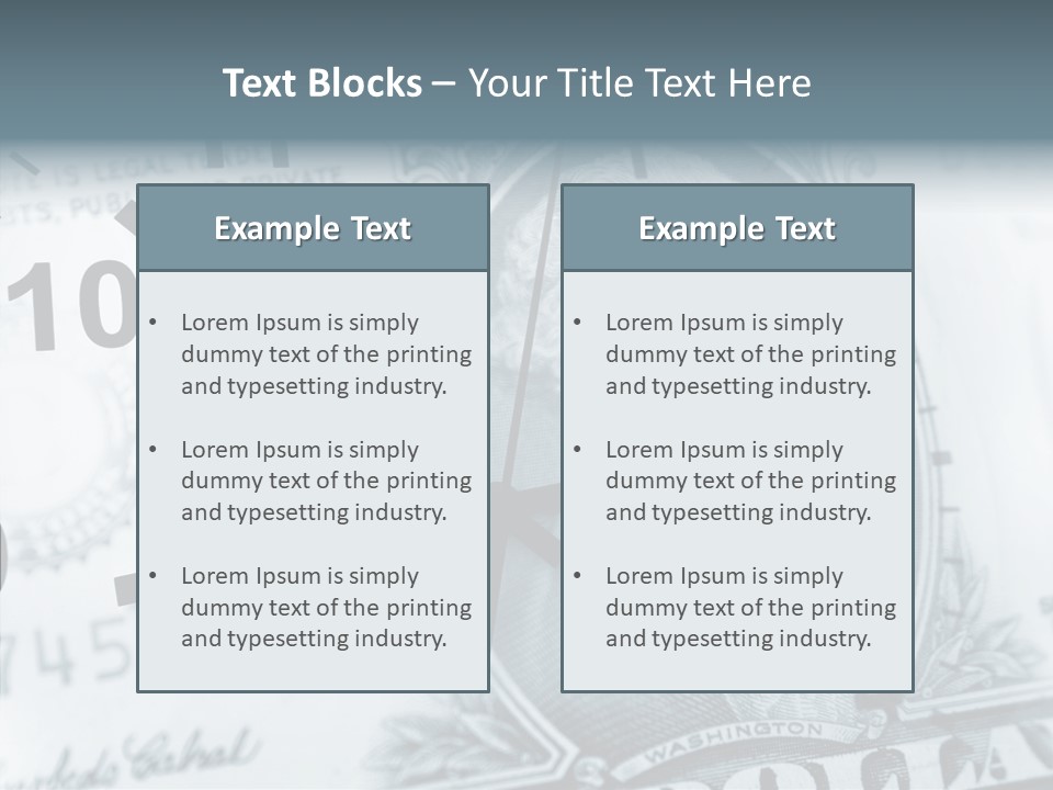 Aircraft Blue Stress PowerPoint Template