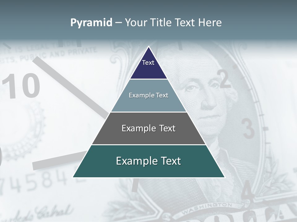 Aircraft Blue Stress PowerPoint Template