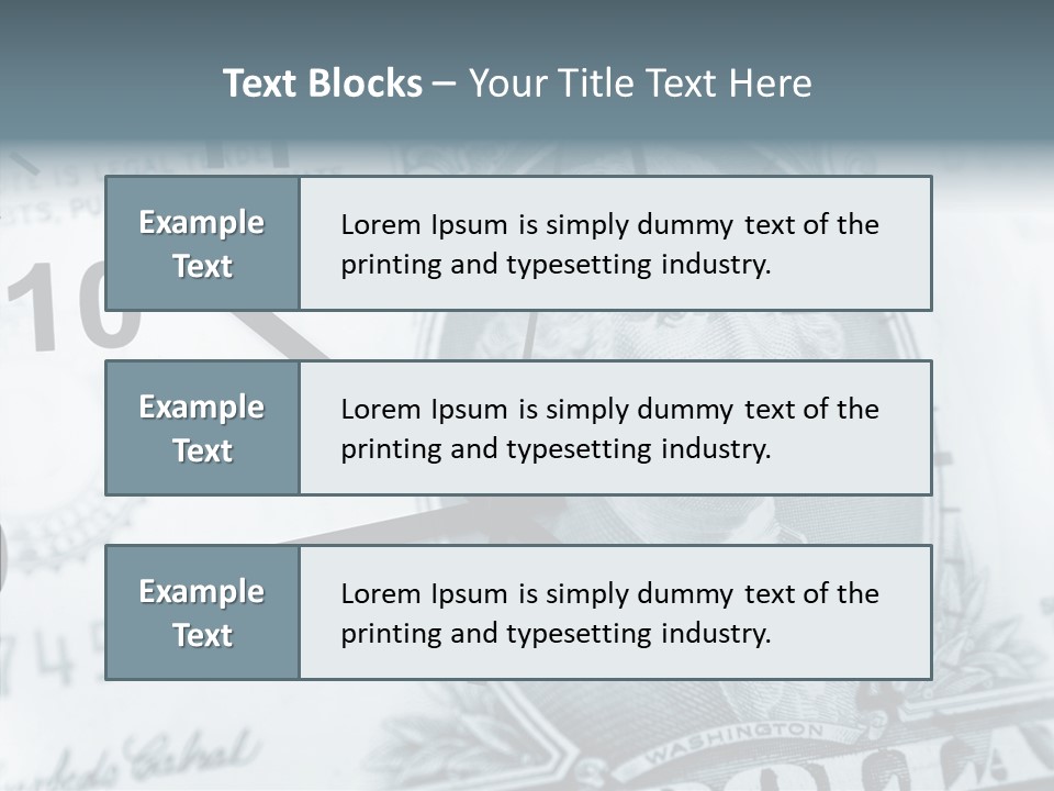 Aircraft Blue Stress PowerPoint Template