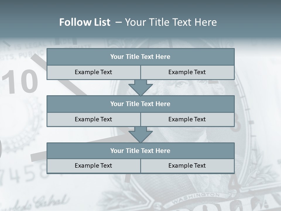 Aircraft Blue Stress PowerPoint Template