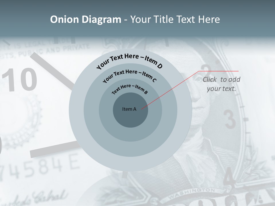 Aircraft Blue Stress PowerPoint Template
