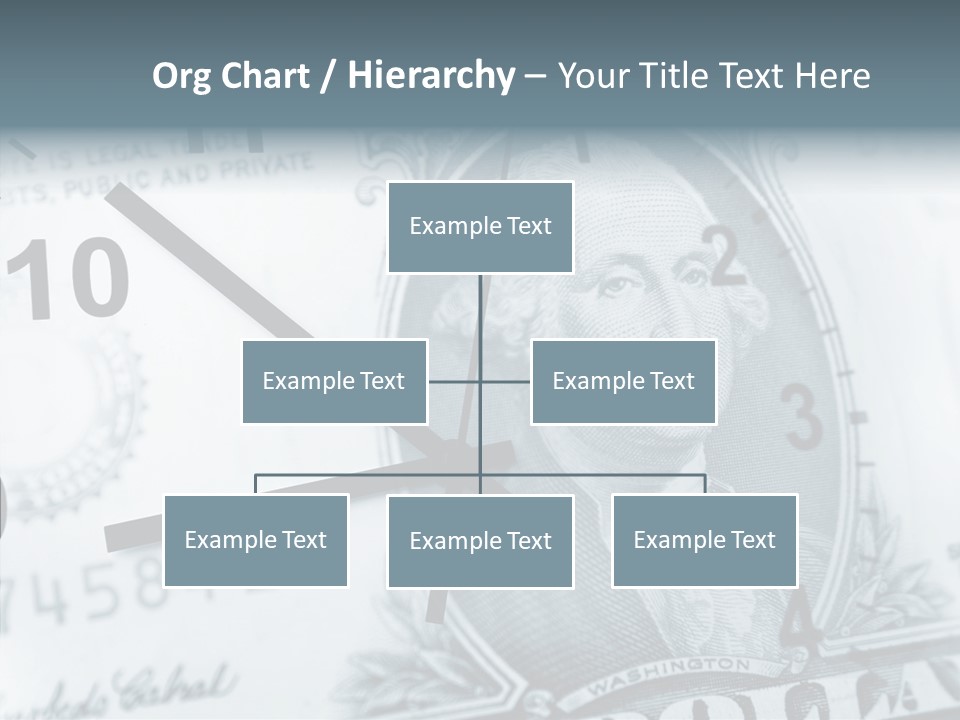 Aircraft Blue Stress PowerPoint Template