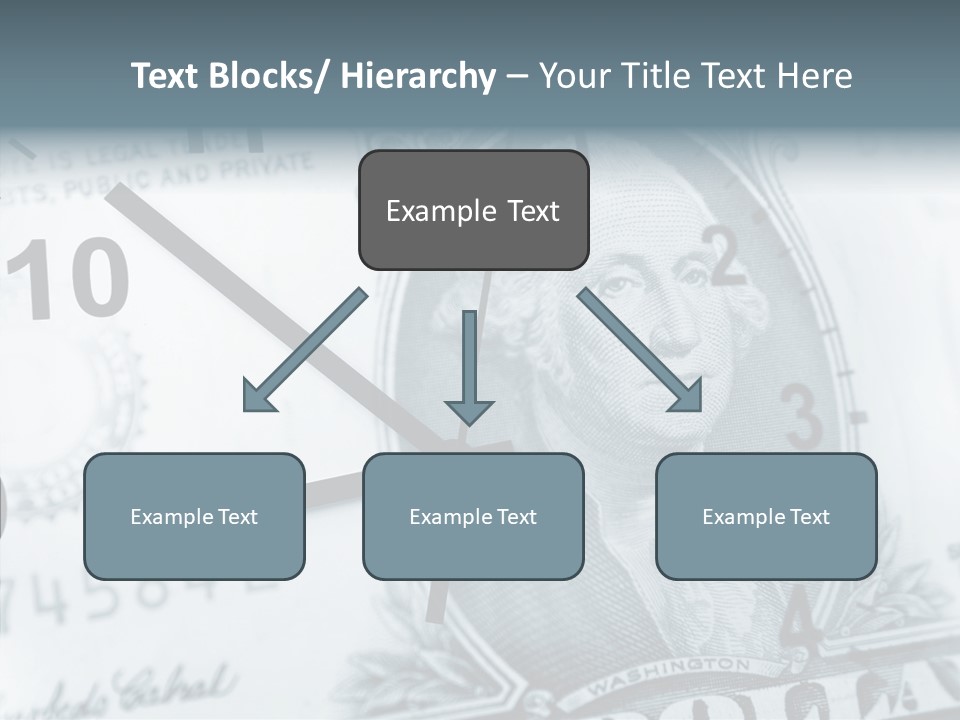 Aircraft Blue Stress PowerPoint Template