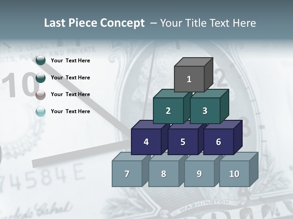 Aircraft Blue Stress PowerPoint Template