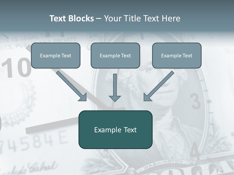 Aircraft Blue Stress PowerPoint Template