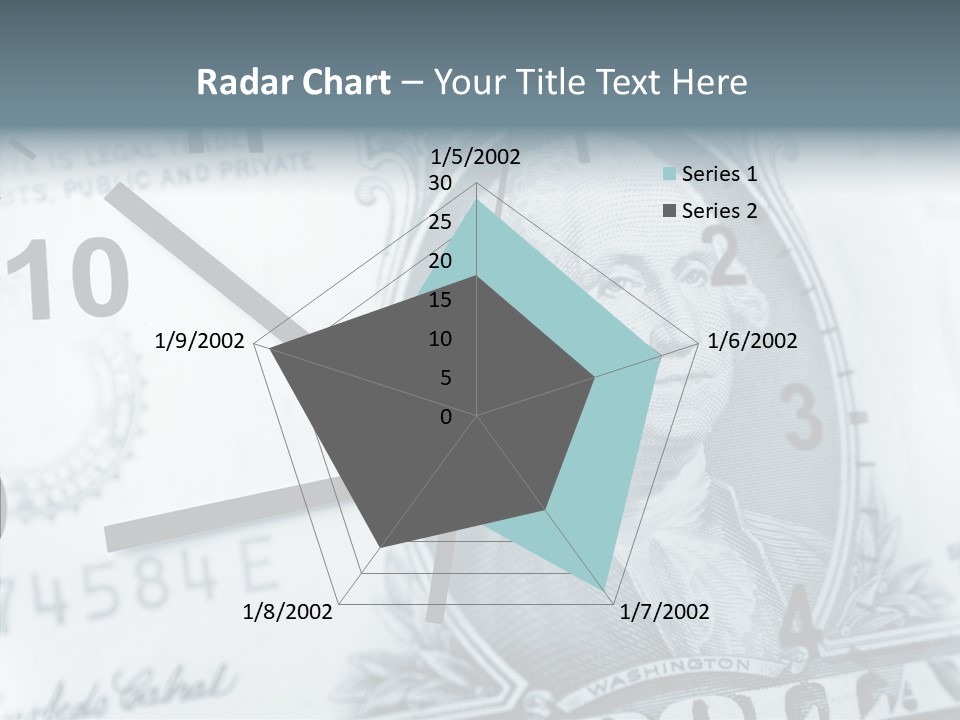Aircraft Blue Stress PowerPoint Template
