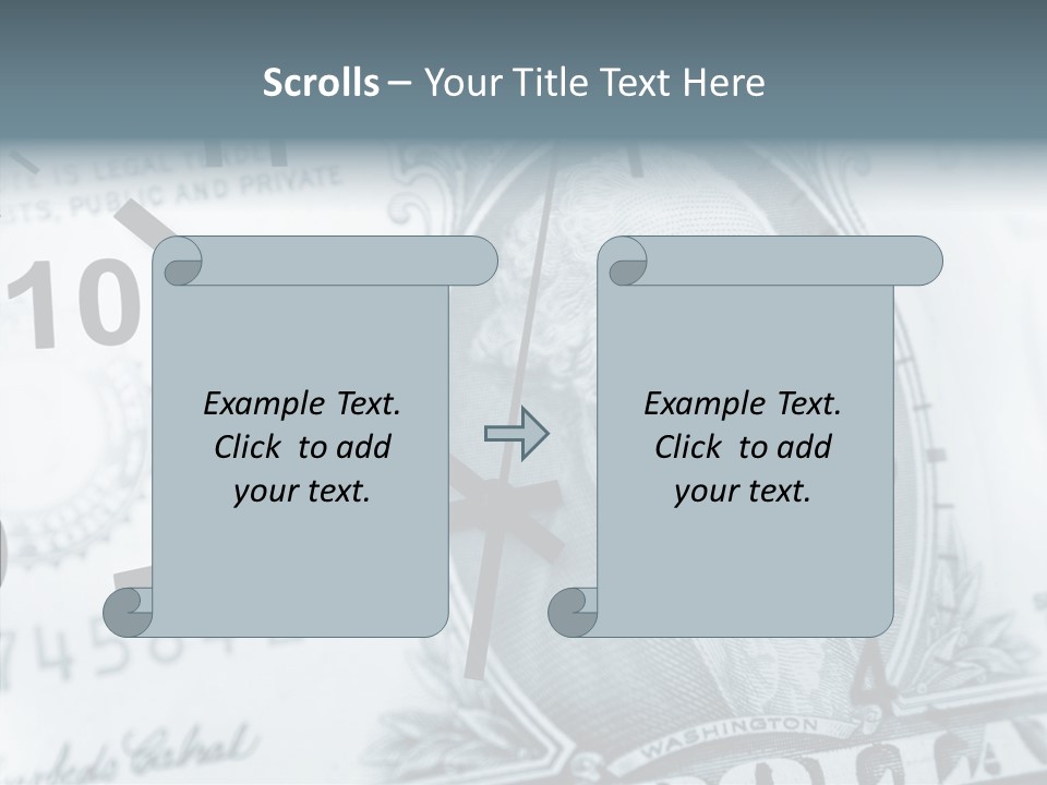 Aircraft Blue Stress PowerPoint Template