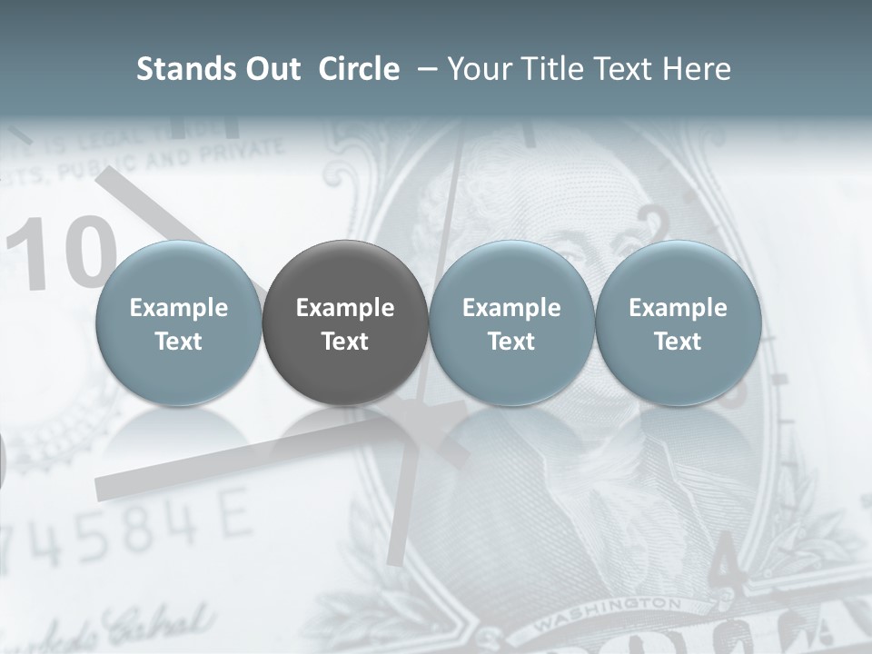 Aircraft Blue Stress PowerPoint Template