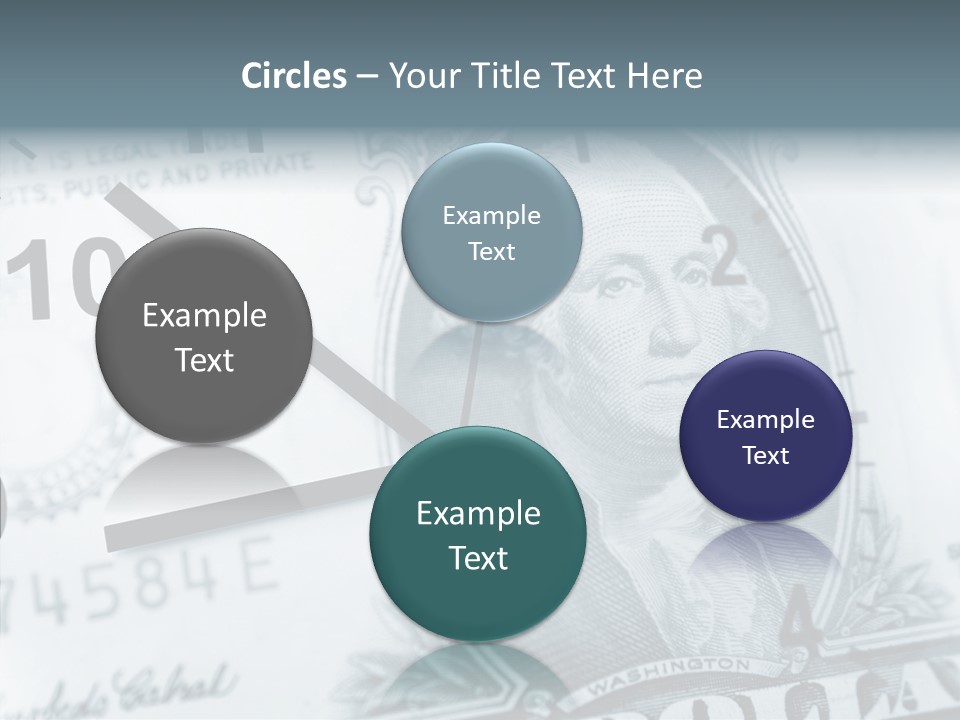 Aircraft Blue Stress PowerPoint Template