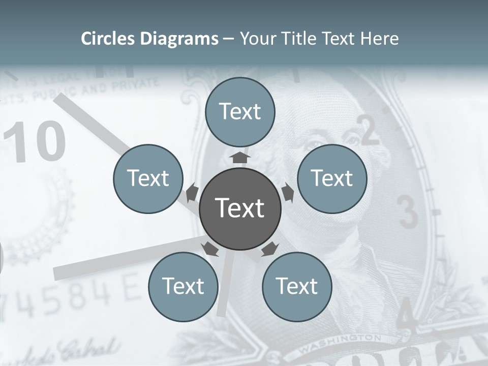 Aircraft Blue Stress PowerPoint Template