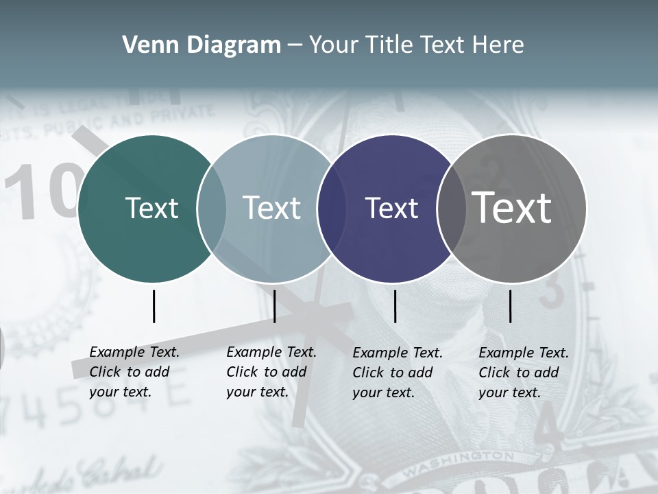 Aircraft Blue Stress PowerPoint Template