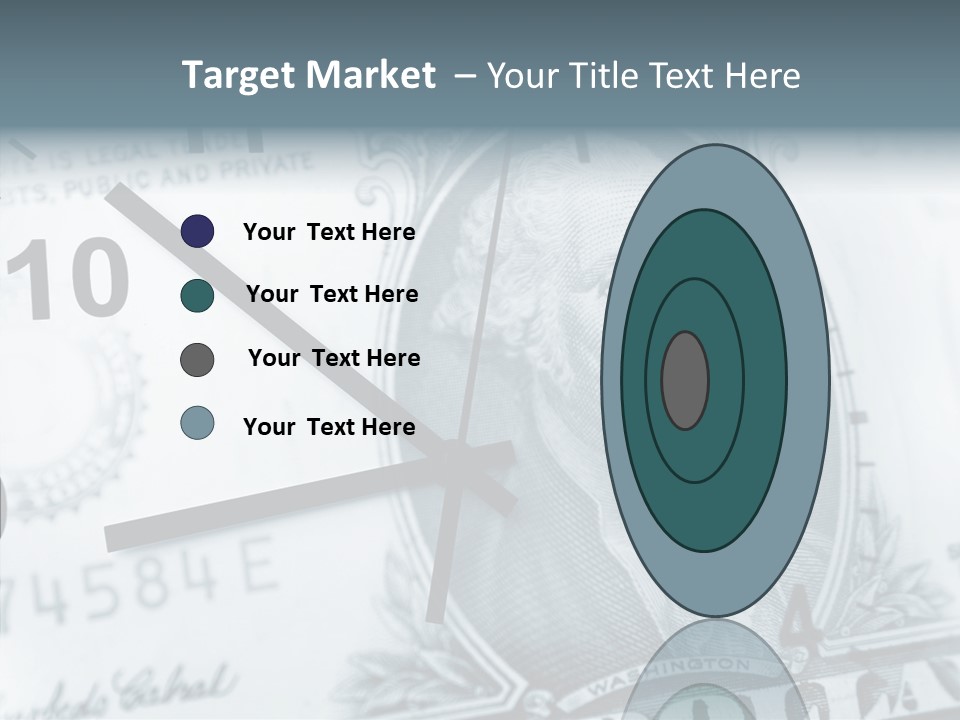 Aircraft Blue Stress PowerPoint Template